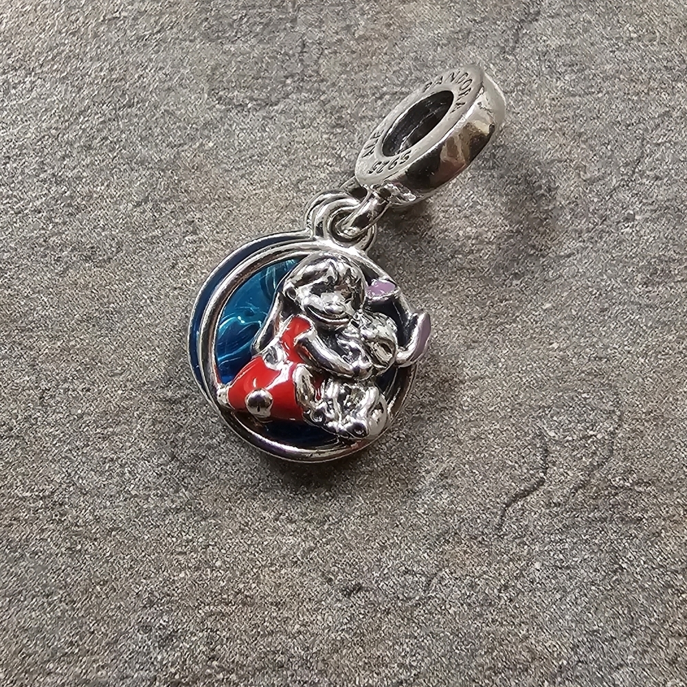 Authentic Pandora Disney Lilo & Stitch Family Dangle Charm - Picture 2 of 6